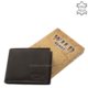Leather wallet for men WILD BEAST black SWB1021