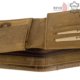 Skórzany portfel ze wzorem Owczarka Niemieckiego RFID NJR09/T