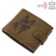 Leather wallet with German Shepherd pattern RFID NJR6002L / T