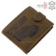 Leather wallet rally car with pattern RFID A3AR1021 / T