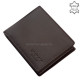 Kožená peňaženka s RFID ochranou hnedá ACL1021