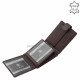 Portefeuille en cuir avec protection RFID marron ACL1021/T