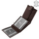 Portefeuille en cuir avec protection RFID marron ACL1026/T