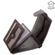 Kožená peňaženka s RFID ochranou hnedá ACL6002L/T