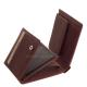 Ledergeldbörse mit RFID-Schutz braun ADL1021