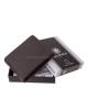 Leather wallet with RFID protection brown LSH1021