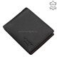 Leather wallet with RFID protection black ACL1021