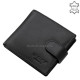 Leather wallet with RFID protection black ACL5641/T