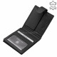 Portefeuille en cuir avec protection RFID noir ACL5641/T