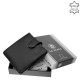 Portefeuille en cuir avec protection RFID noir ACL5641/T