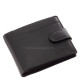 Leren portemonnee met RFID-bescherming zwart AST08/T