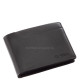Usnjena denarnica z RFID zaščito črna AST1021