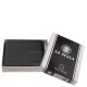 Leren portemonnee met RFID-bescherming zwart AST1021