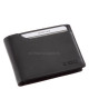 Bőr pénztárca RFID védelemmel fekete AST1021