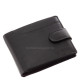 Leren portemonnee met RFID-bescherming zwart AST1021/T
