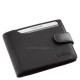 Usnjena denarnica z RFID zaščito črna AST1021/T