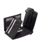 Usnjena denarnica z RFID zaščito črna AST1027/T