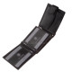 Usnjena denarnica z RFID zaščito črna AST6002L/T