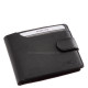 Ledergeldbörse mit RFID-Schutz schwarz AST6002L/T