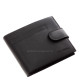 Usnjena denarnica z RFID zaščito črna DVI08/T