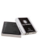 Kožená peněženka s RFID ochranou černá DVI102