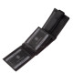 Leren portemonnee met RFID-bescherming zwart DVI102/T