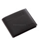 Usnjena denarnica z RFID zaščito črna DVI1021