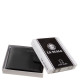 Bőr pénztárca RFID védelemmel fekete DVI1021/T