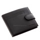 Leren portemonnee met RFID-bescherming zwart DVI1027/T