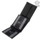 Ledergeldbörse mit RFID-Schutz schwarz La Scala TGN1021