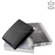 Usnjena denarnica z RFID zaščito črna La Scala TGN1021