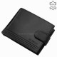 Kožená peněženka s RFID ochranou černá La Scala TGN1027/T