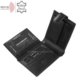 Bőr pénztárca RFID védelemmel fekete RG09/T