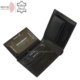 Kožená peňaženka s ochranou RFID čierna RG09