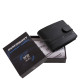 Portofel din piele cu protectie RFID negru RG102 / T