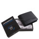 Ledergeldbörse mit RFID-Schutz schwarz RG1021
