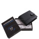 Portefeuille en cuir avec protection RFID noir RG1021 / T