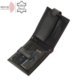 Kožená peňaženka s RFID ochranou čierna RG6002L / T