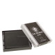 Portefeuille en cuir avec protection RFID noir SHL1021