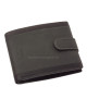 Usnjena denarnica z RFID zaščito črna SHL1021/T