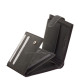 Leren portemonnee met RFID-bescherming zwart SHL1021/T