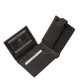 Leather wallet with RFID protection black SHL1027/T