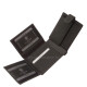 Usnjena denarnica z RFID zaščito črna SHL1027/T