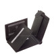 Leren portemonnee met RFID-bescherming zwart SHL1027/T