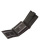 Kožená peňaženka s RFID ochranou čierna SHL6002L/T
