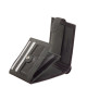 Leather wallet with RFID protection black SHL6002L/T