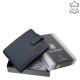 Bőr pénztárca RFID védelemmel kék ACL09/T