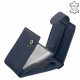 Bőr pénztárca RFID védelemmel kék ACL102/T