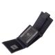 Usnjena denarnica z RFID zaščito modra LSH102/T
