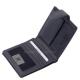 Portefeuille en cuir avec protection RFID bleu LSH5641/T